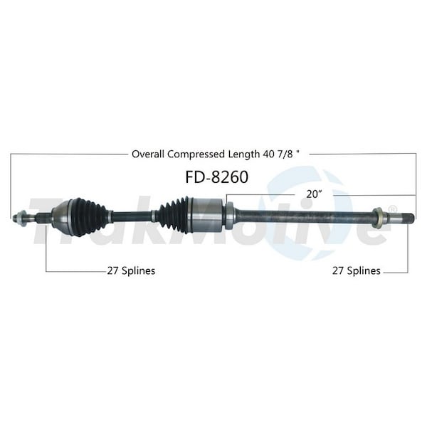 Surtrack Axle Cv Axle Shaft, Fd-8260 FD-8260 - main